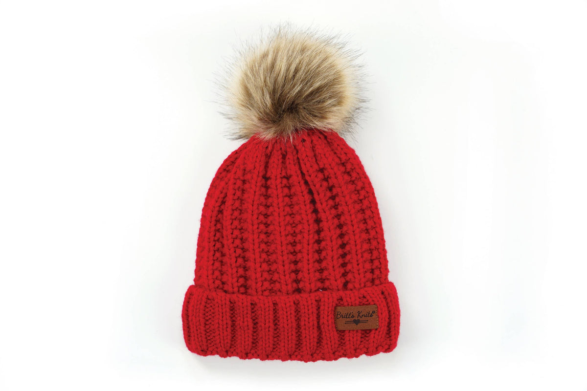 Britt's Knits Bitties Kid's Pom Hat Open Stock – Shophavenwood