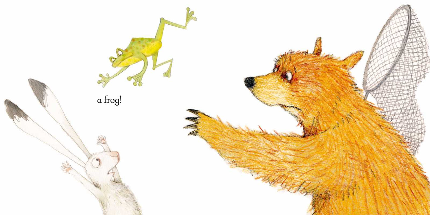 Bear & Hare Go Fishing by Emily Gravett: Hardcover; 32 pages / English