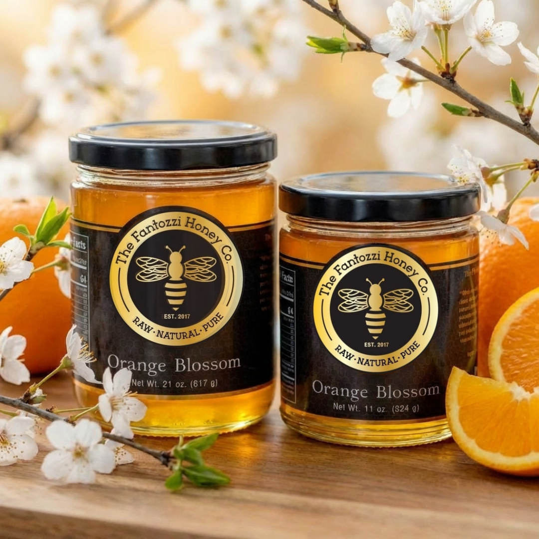 Orange Blossom Raw Honey Jar 11oz - Local California Honey
