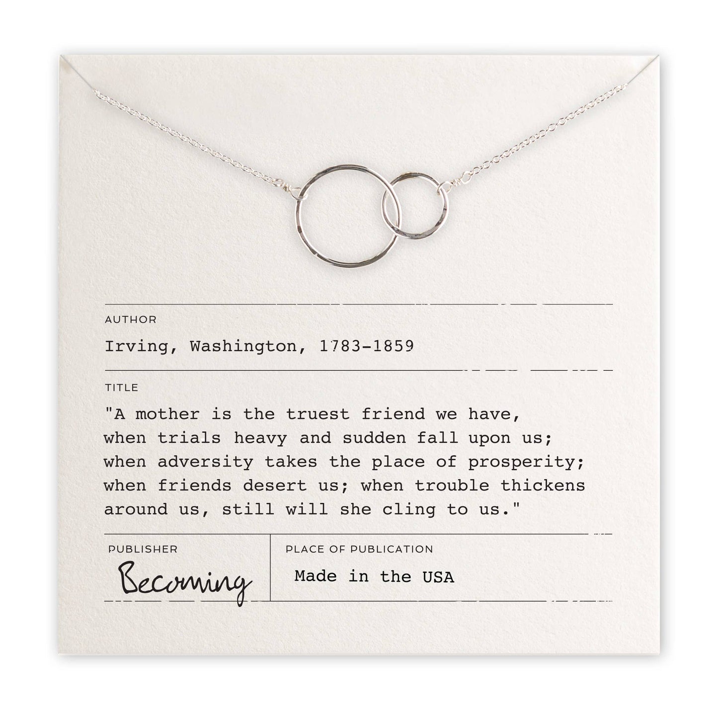 Mother Necklace: Gold Fill