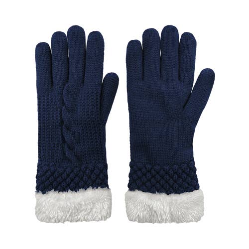 Ladies Acrylic Cable Knit Glove