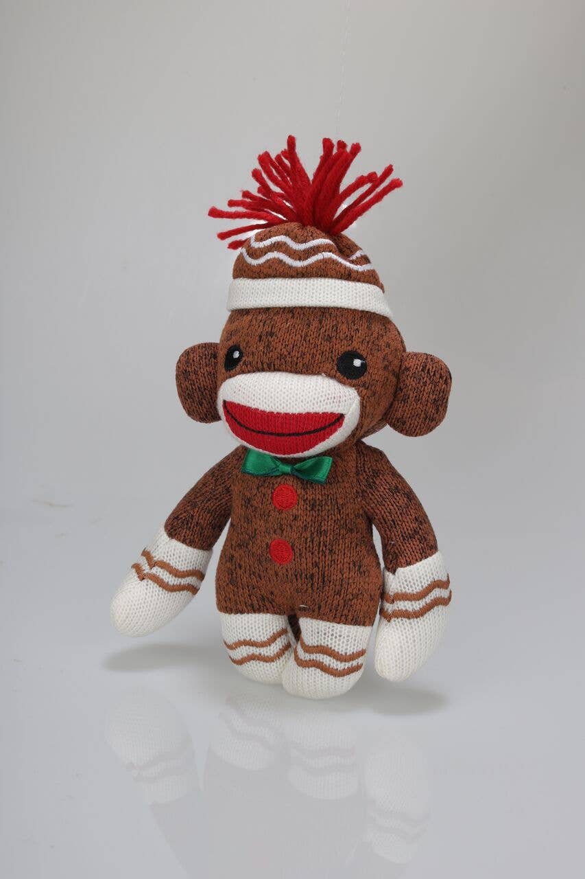 Holiday  6” Gingerbread Sockie