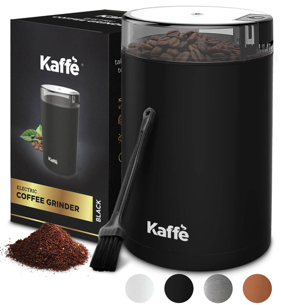 Load image into Gallery viewer, Electric Coffee Grinder w/ Cleaning Brush - 3.5oz: Stainless Steel
