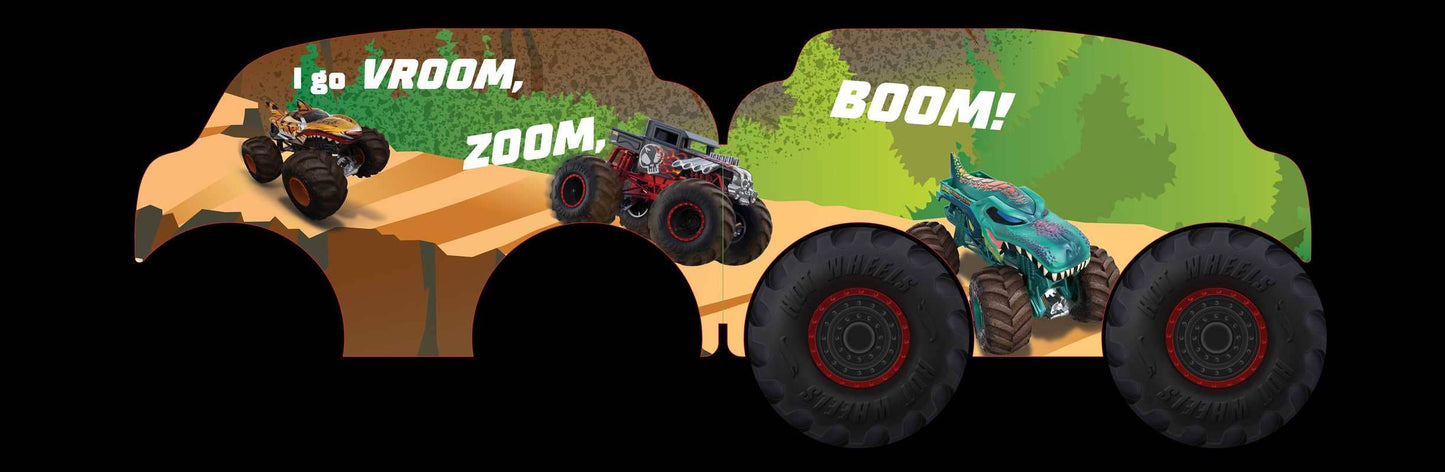 Hot Wheels: I Am a Monster Truck by Mattel: Board Books; 12 pages / English