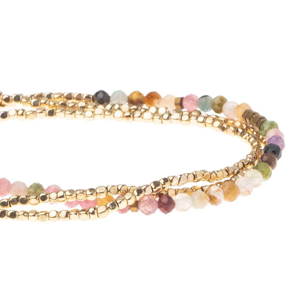 Delicate Stone Tourmaline/Gold - Stone of Healing