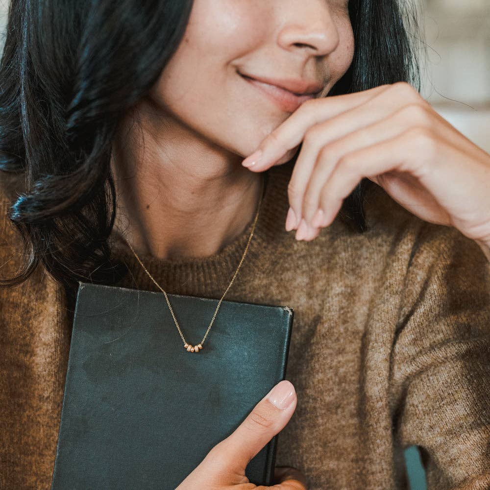 My Wish For You Necklace: Gold Fill
