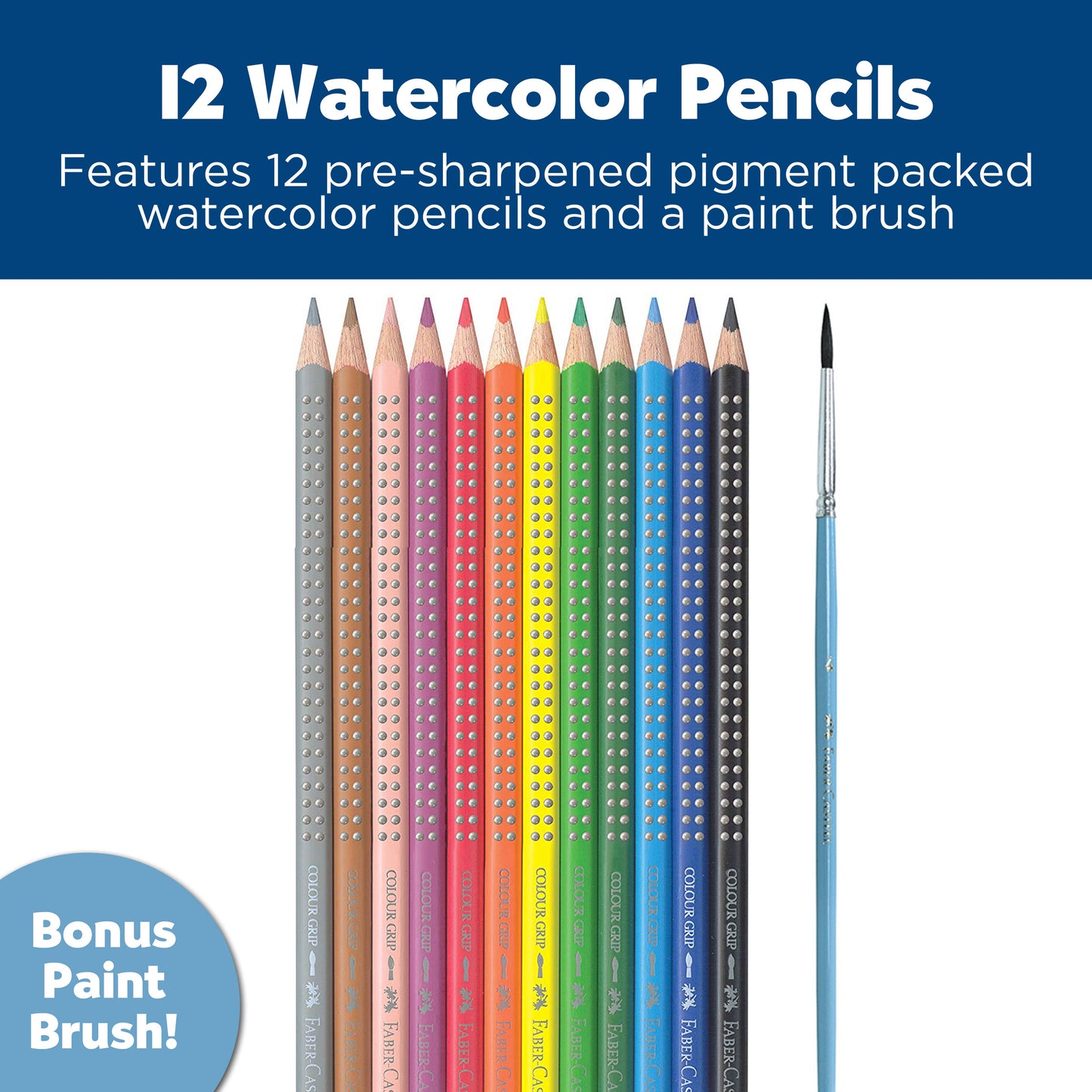 12 Grip Watercolor EcoPencils