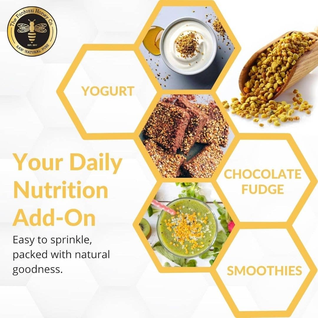 Local Honey Bee Pollen - 100% Pure Natural California Honey
