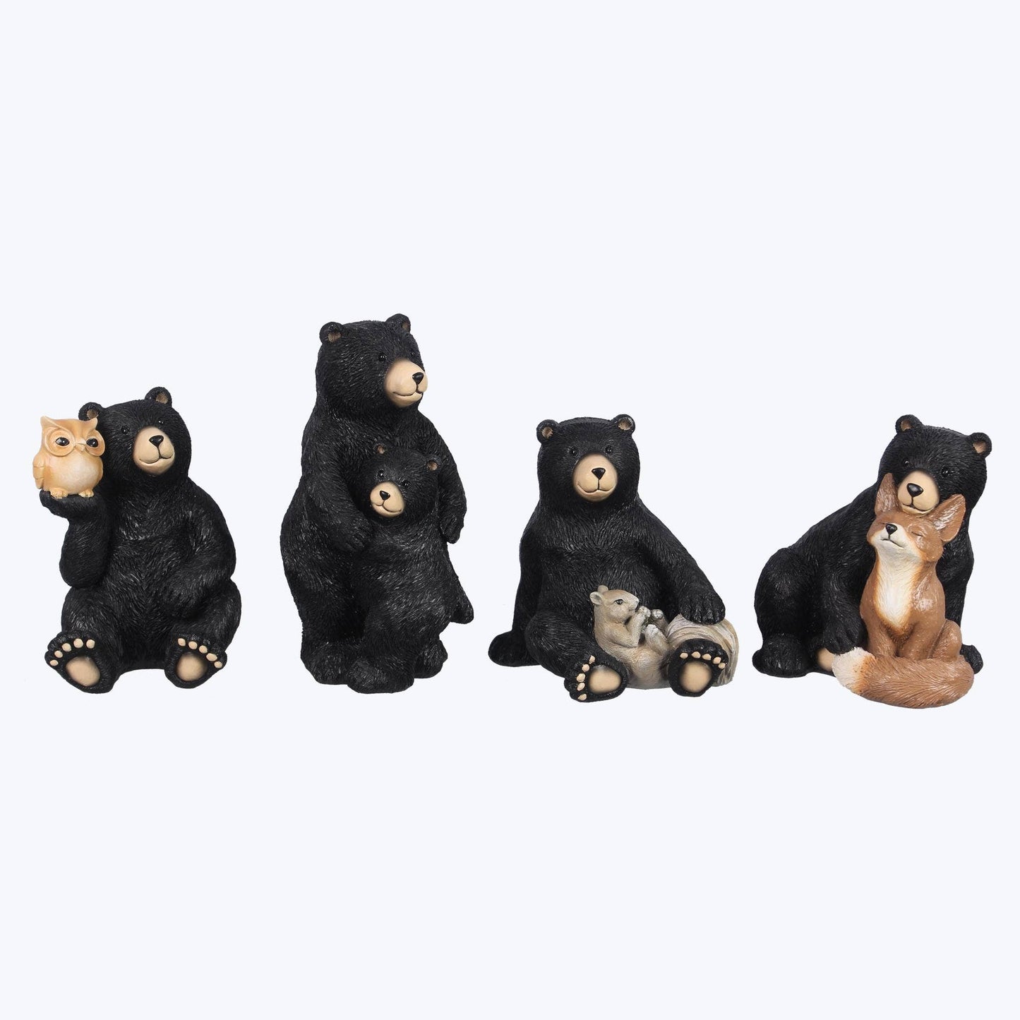 Resin Black Bear, 4 Ast.  (SKU#: 23239)