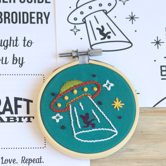 Close Encounters Mini Embroidery Kit