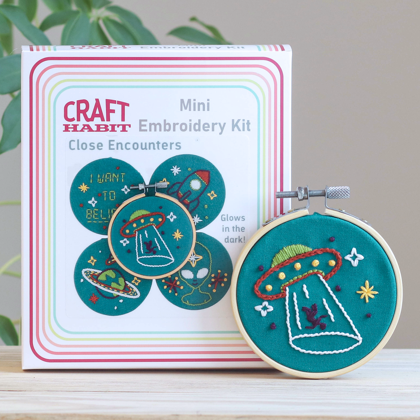 Close Encounters Mini Embroidery Kit