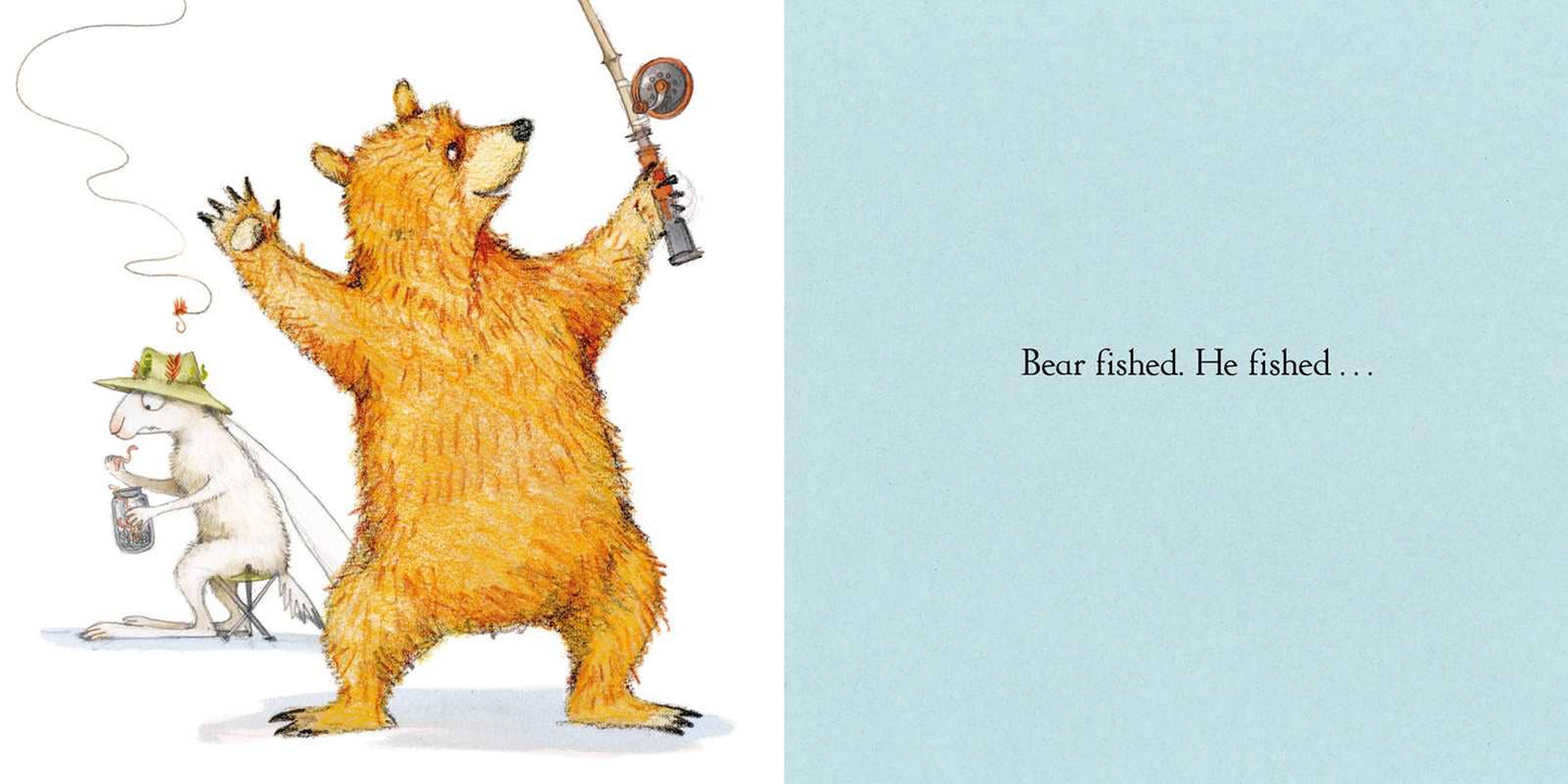 Bear & Hare Go Fishing by Emily Gravett: Hardcover; 32 pages / English