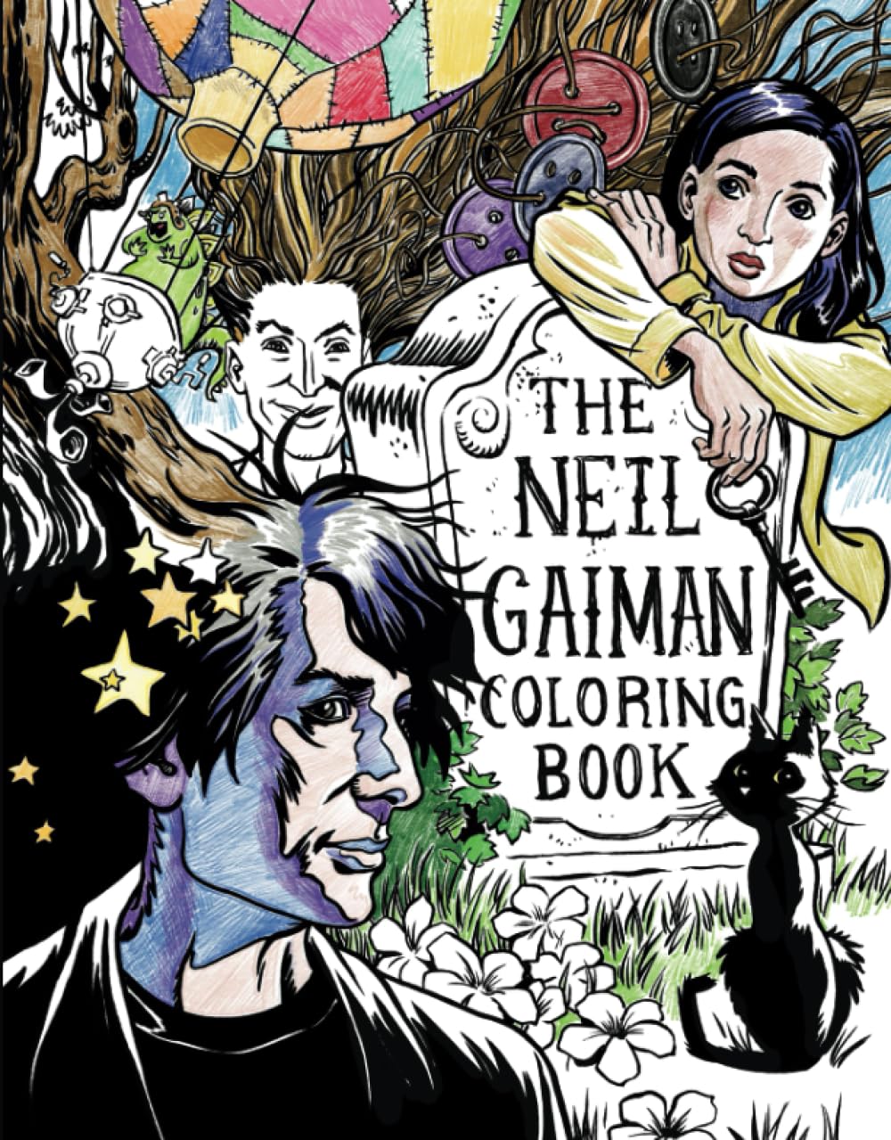 Load image into Gallery viewer, NEIL GAIMAN CB Paperback – Coloring Book

