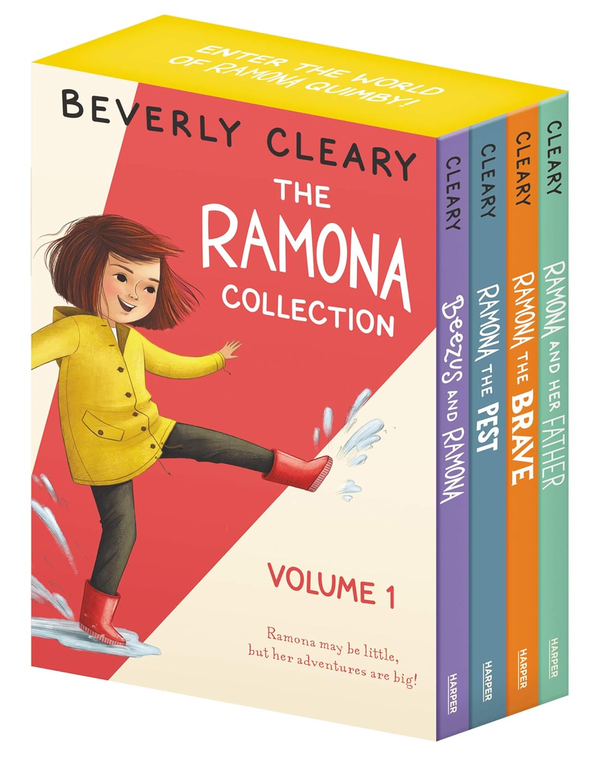 Load image into Gallery viewer, The Ramona Collection, Vol. 1: Beezus and Ramona / Ramona the Pest / Ramona the Brave / Ramona and Her Father [4 Book Box set]
