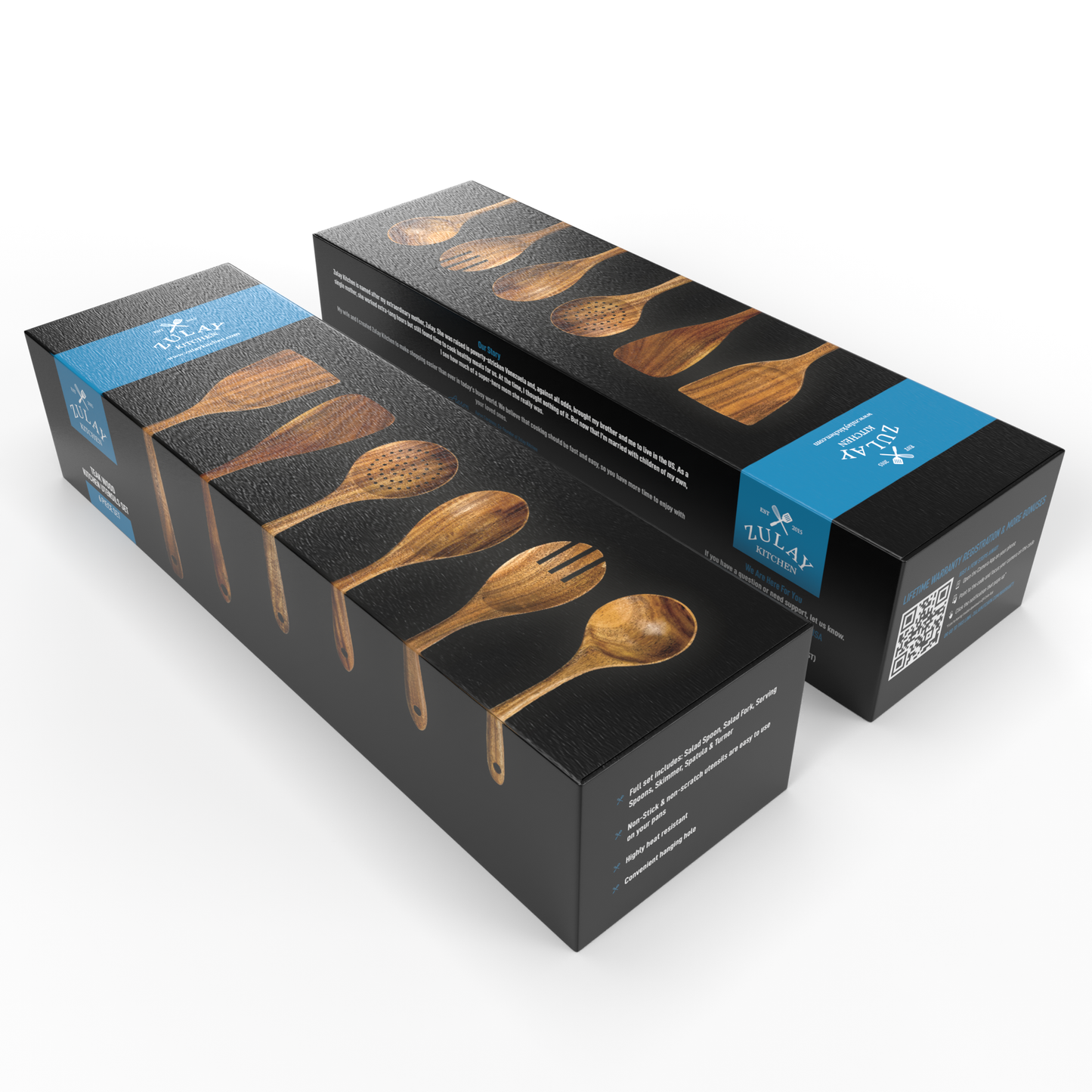 Load image into Gallery viewer, Teak Wooden Cooking Spoon Sets in Smooth Finish (6 Pieces)
