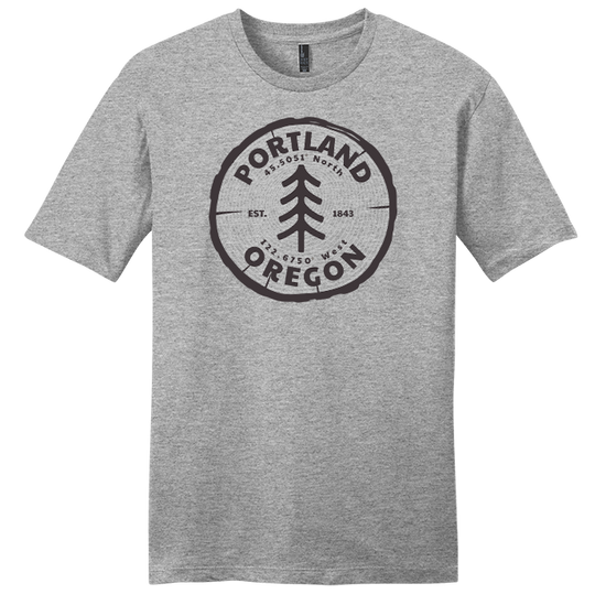 LgRunning Springs Tri-Blend Tee: Heathered Gray / LARGE