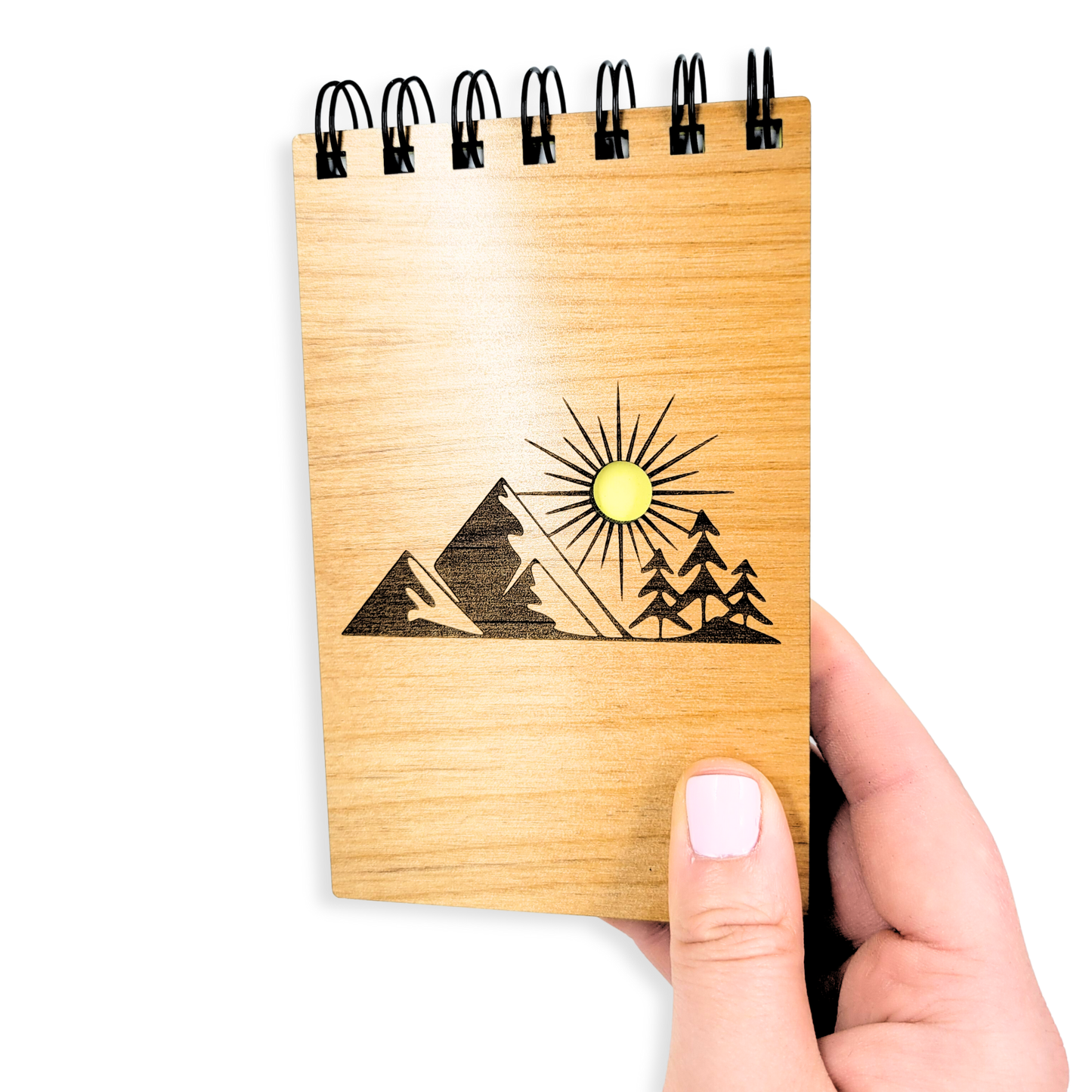 Mountains to Trees Pocket Notebook - stationery, notepad