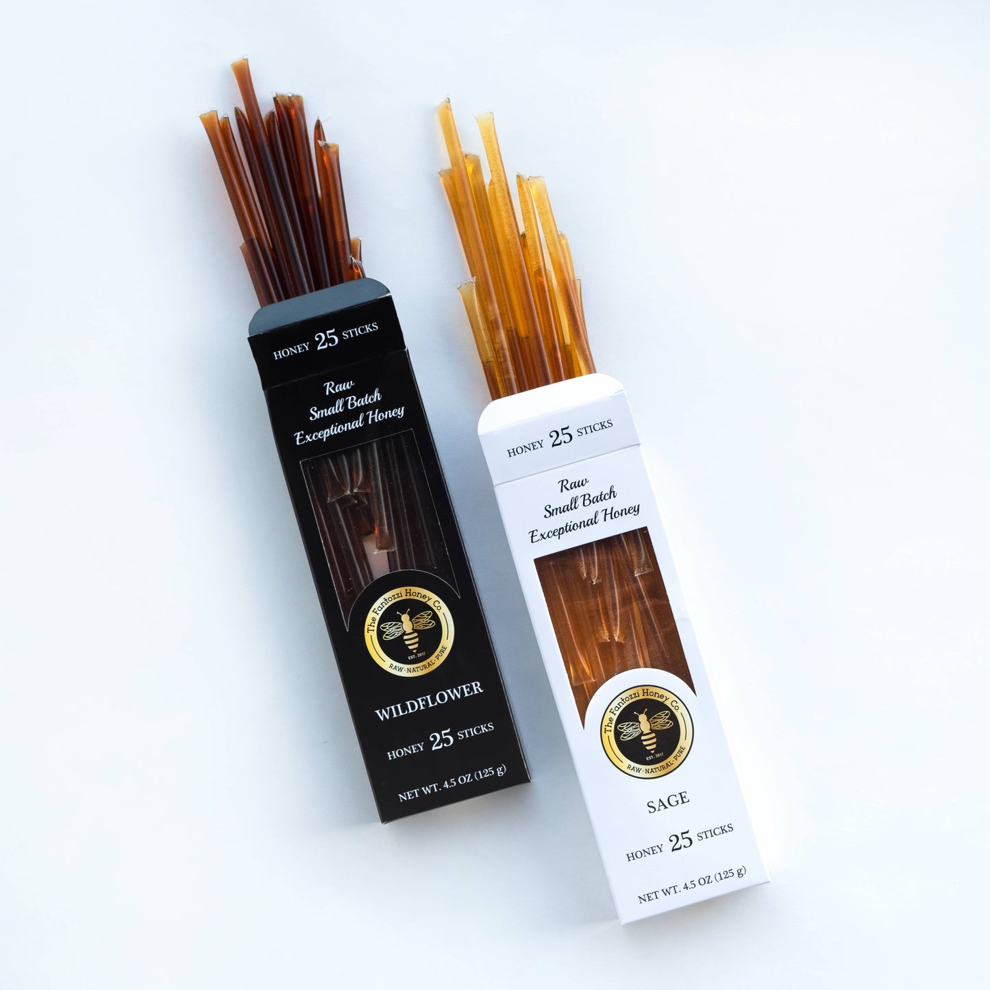 Wildflower California Honey Sticks - Local Honey Straws