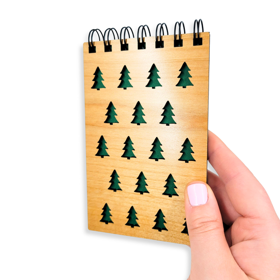 Evergreen Pocket Notebook - mini travel journal, notepad