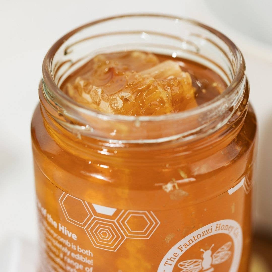 California Sage Honey Comb Honey Jar - Pure Local Raw Honey