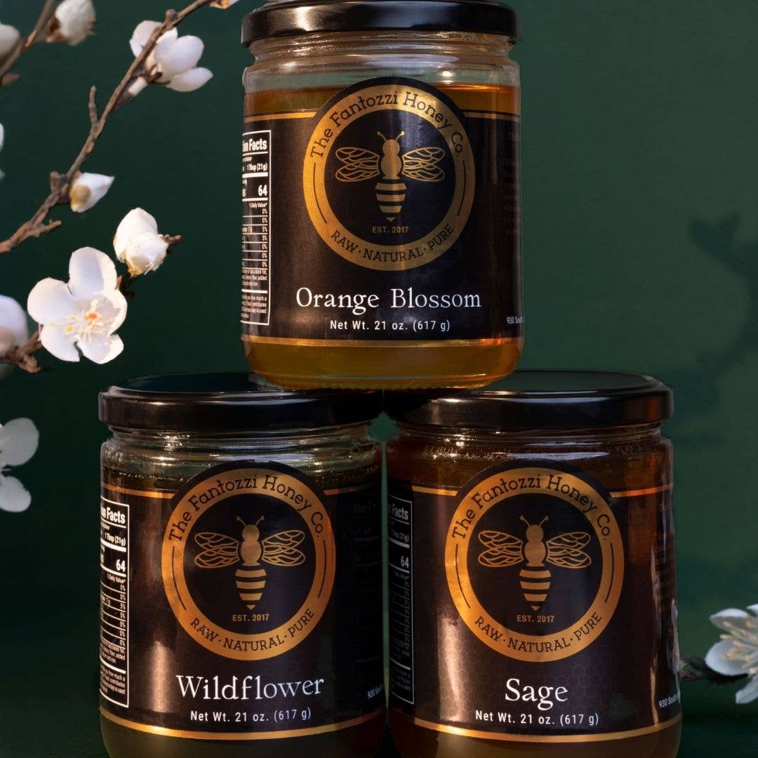 Orange Blossom Raw Honey Jar 11oz - Local California Honey