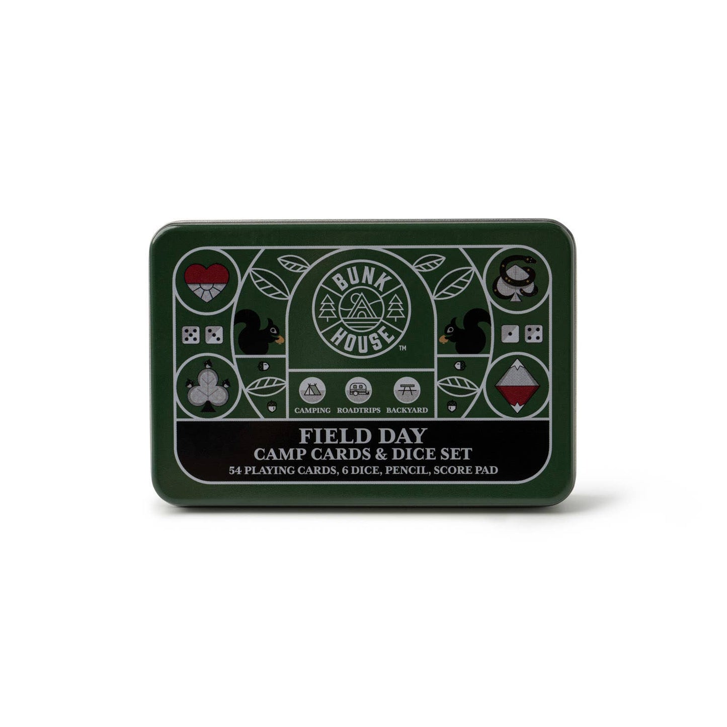 Load image into Gallery viewer, Bunkhouse™ Field Day Camp Cards &amp;amp; Dice Set
