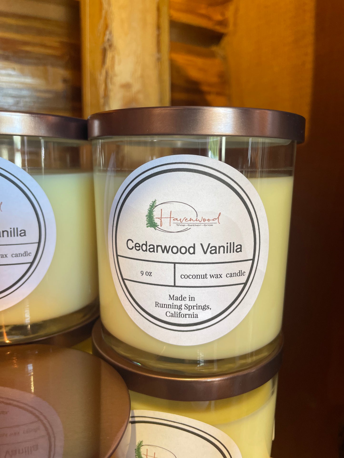 Cedarwood Vanilla Candle