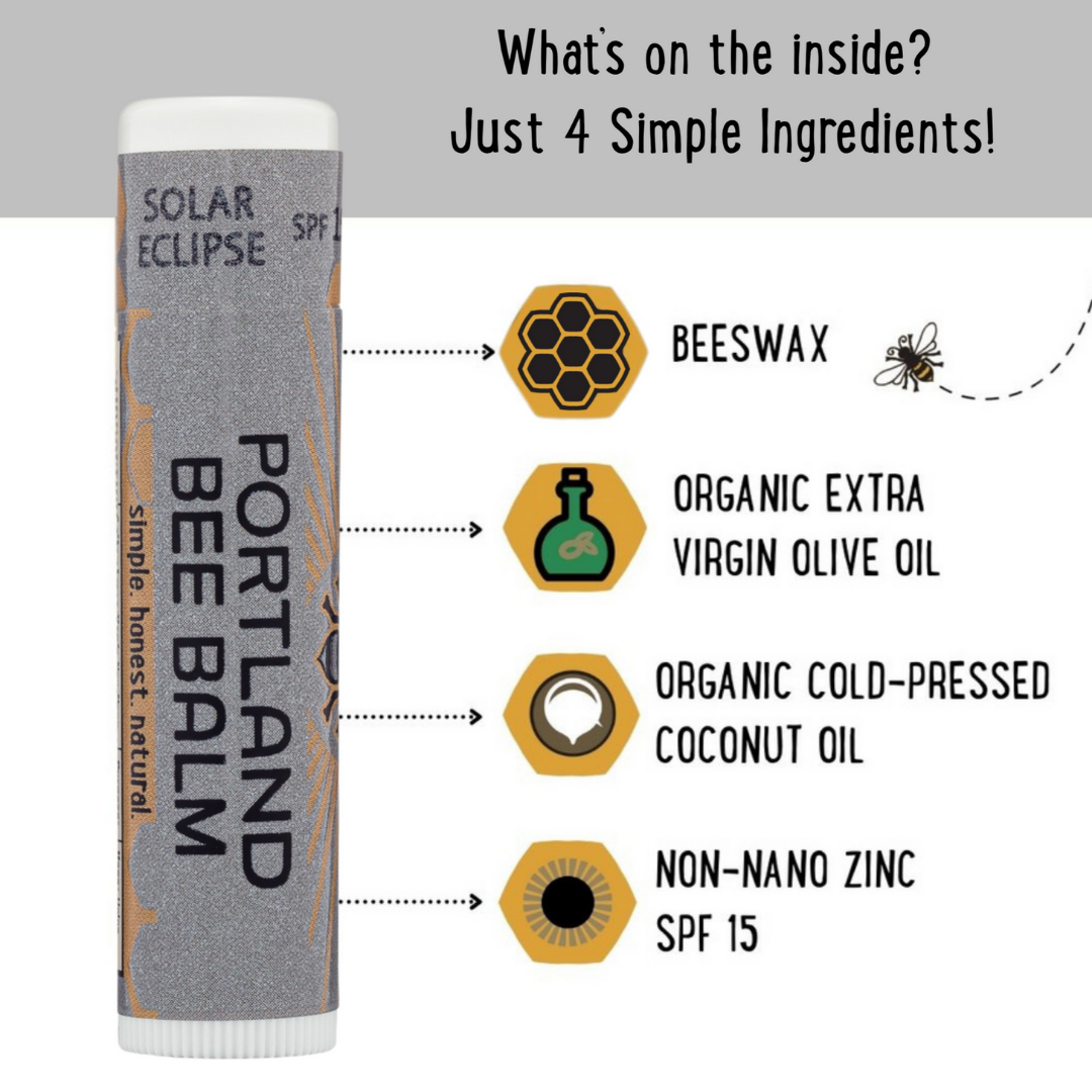 Solar Eclipse SPF 15 Beeswax Lip Balm Display – 24-Count