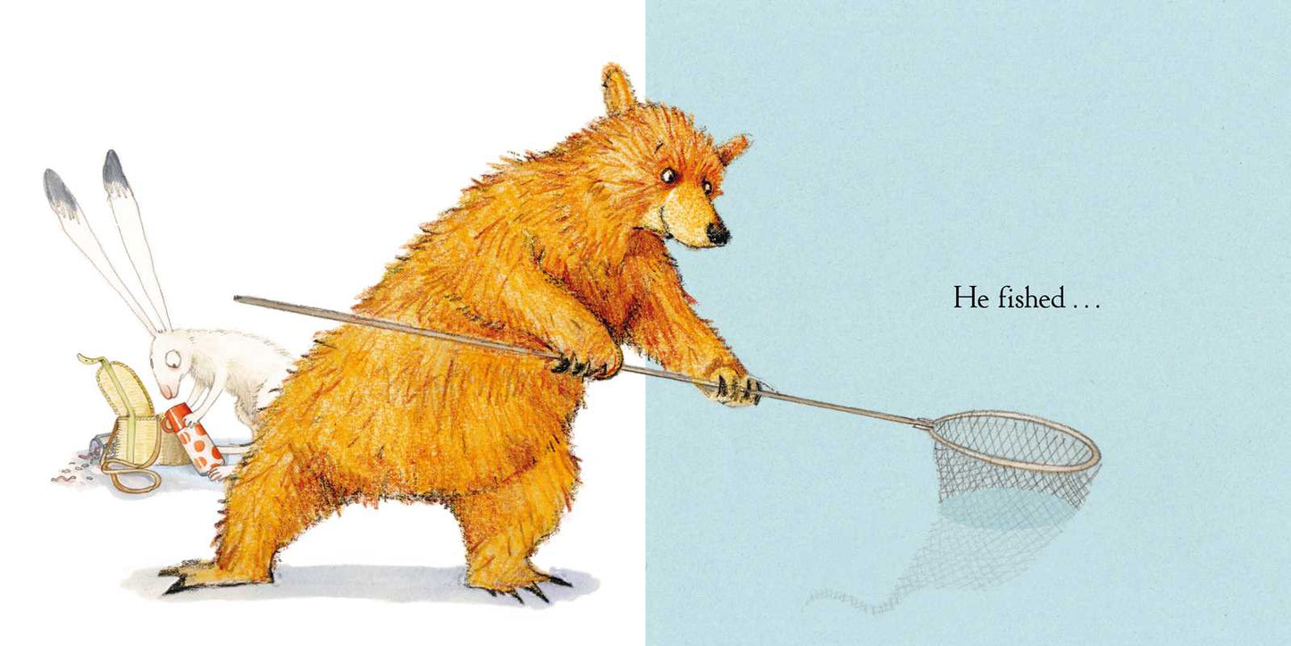 Bear & Hare Go Fishing by Emily Gravett: Hardcover; 32 pages / English