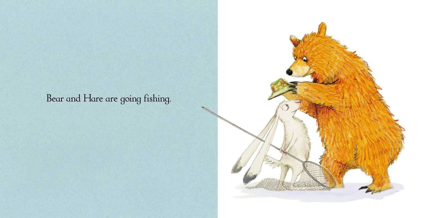 Bear & Hare Go Fishing by Emily Gravett: Hardcover; 32 pages / English