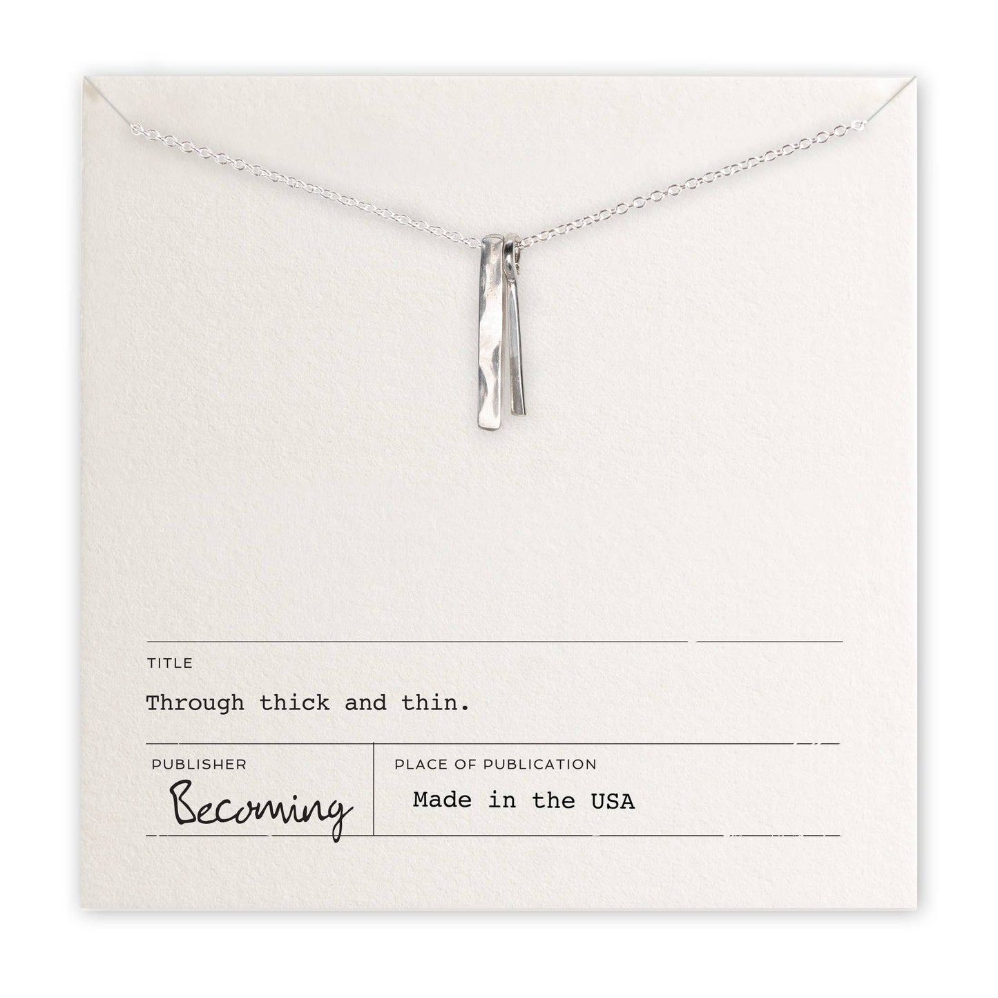 Through Thick & Thin Necklace: Silver + Gold Mixed Charms