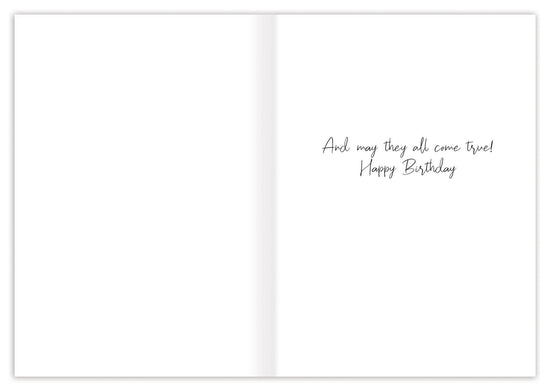 Make Wishes Birthday Card
