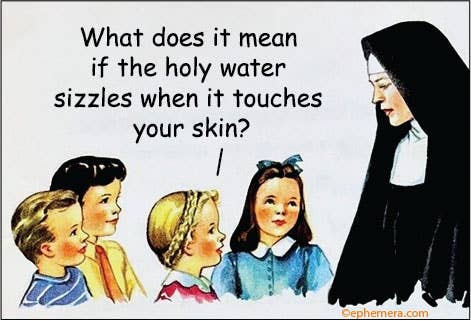 MAGNET: What does it mean if the holy water sizzles