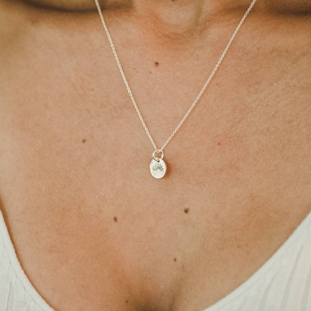 You Are My Sunshine Necklace: Gold Fill