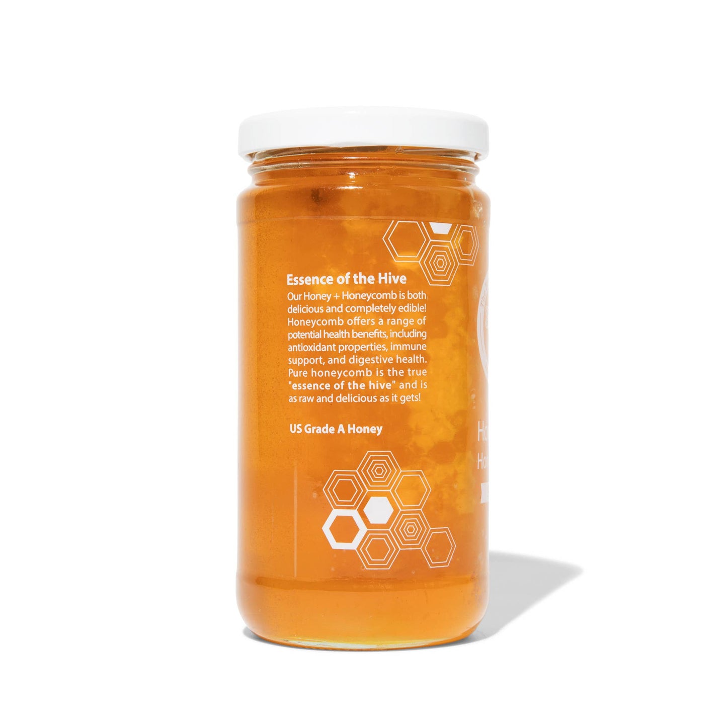 California Sage Honey Comb Honey Jar - Pure Local Raw Honey