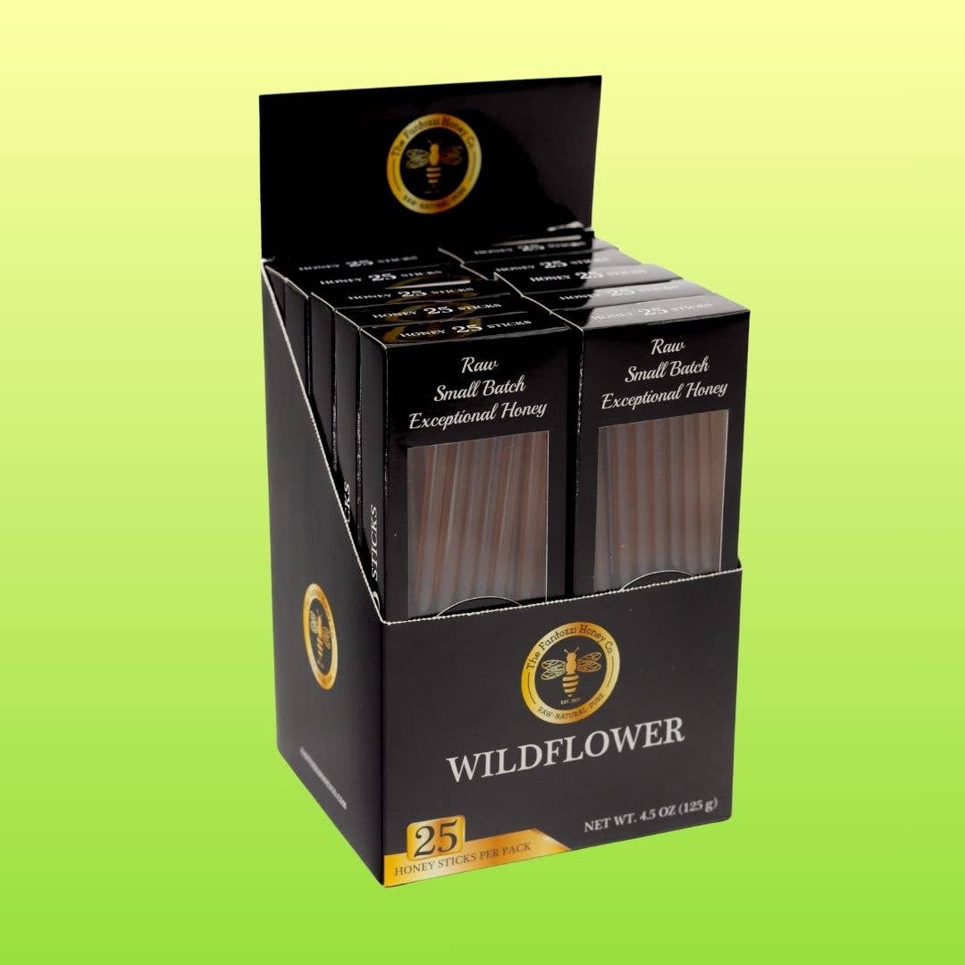 Wildflower California Honey Sticks - Local Honey Straws