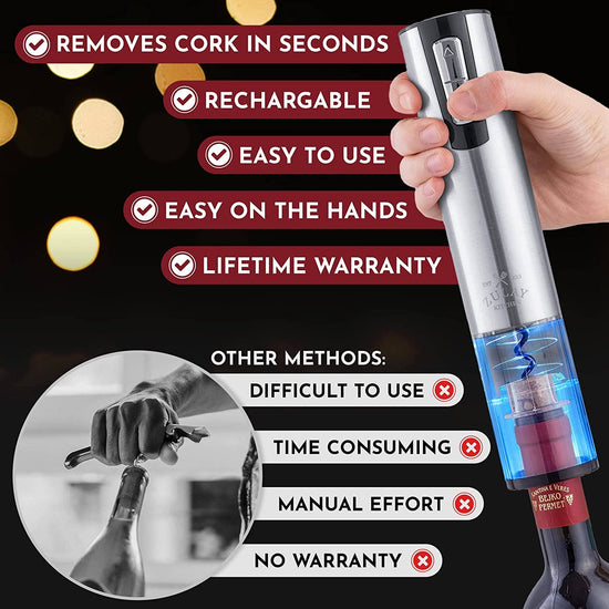 Load image into Gallery viewer, Zulay Electric Wine Bottle Opener
