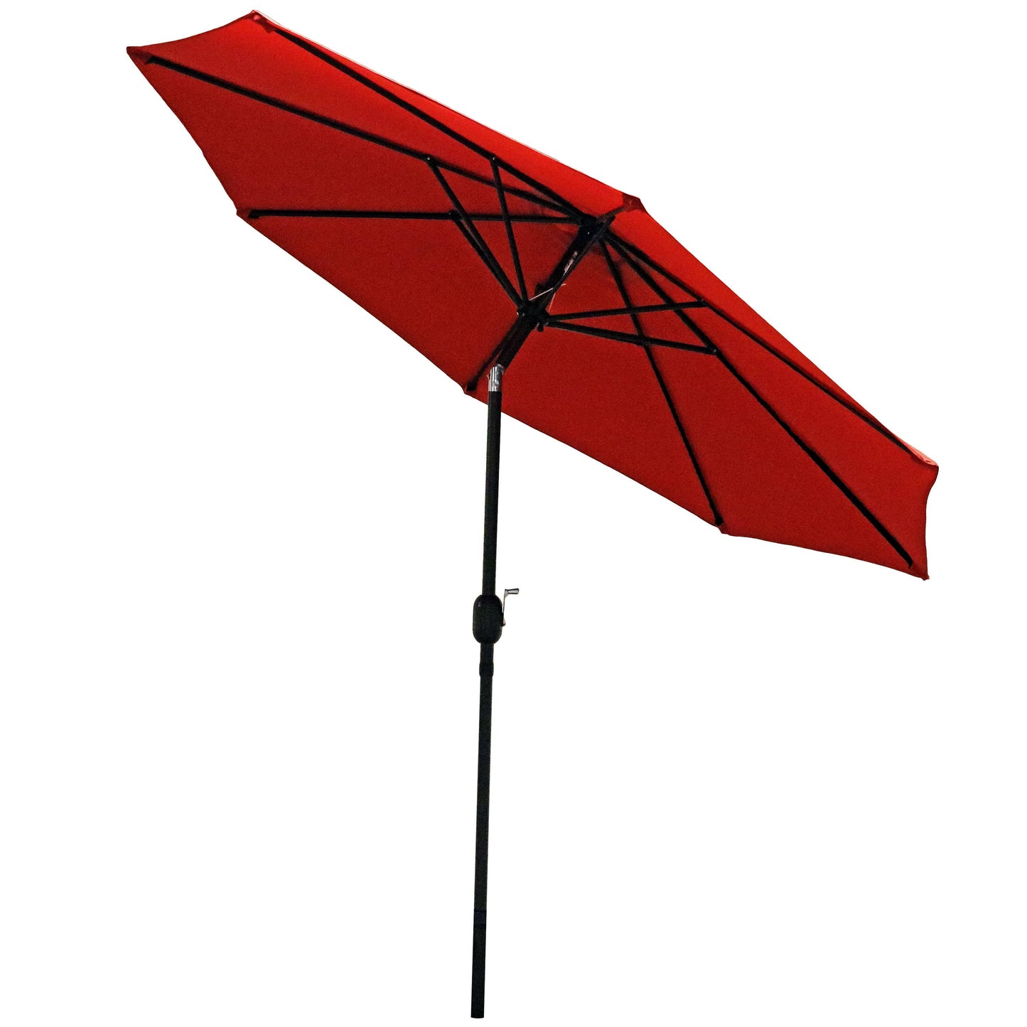 9 ft Patio Umbrella with Tilt and Crank - Burnt Orange