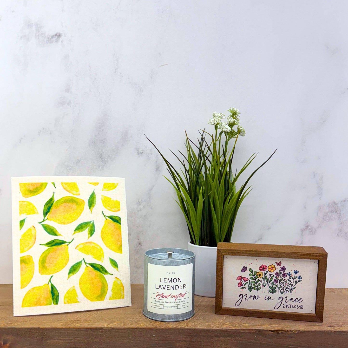 Lemon Lavender Handcrafted Mothers Day Candles - Home Decor