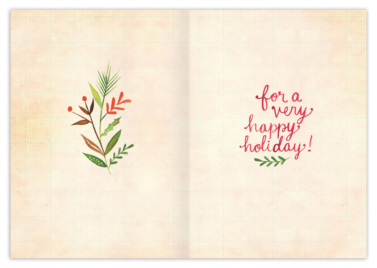 Winter Cabin Holiday Card