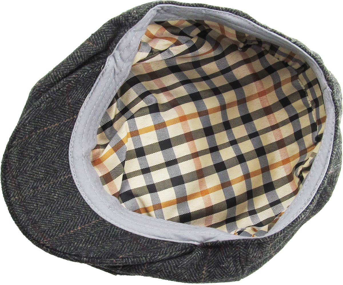 Load image into Gallery viewer, Herringbone Button Ascot: S/M / BLK
