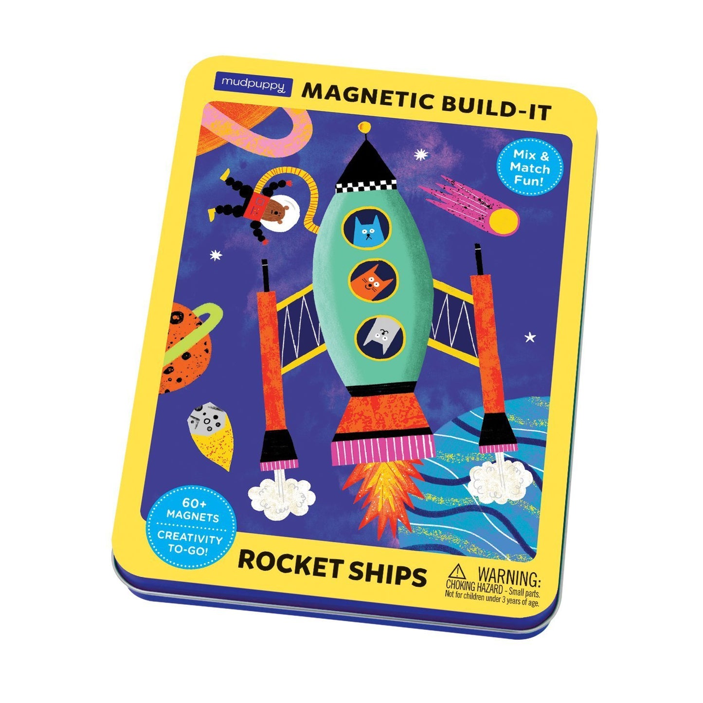 Load image into Gallery viewer, Rocket Ships Magnetic Build-it
