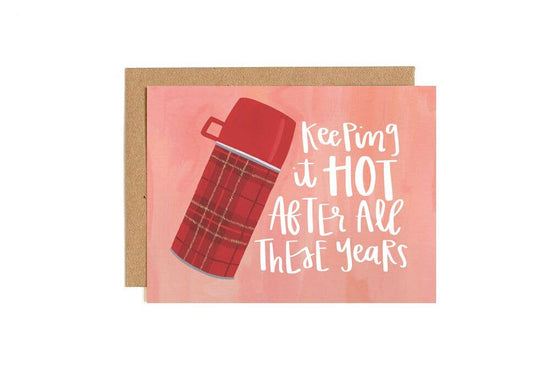 Keeping It Hot Thermos Valentine's Day Greeting Card