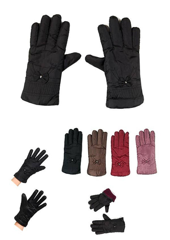 Load image into Gallery viewer, Waterproof Women Winter Gloves   with Faux Fur
