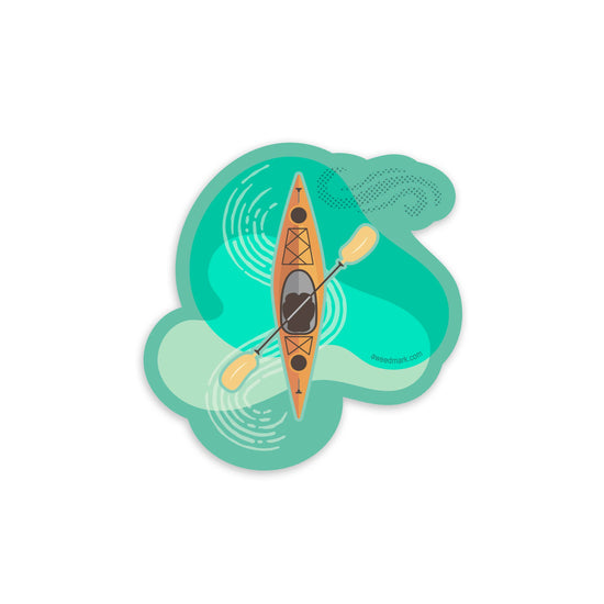 Kayaking Sticker