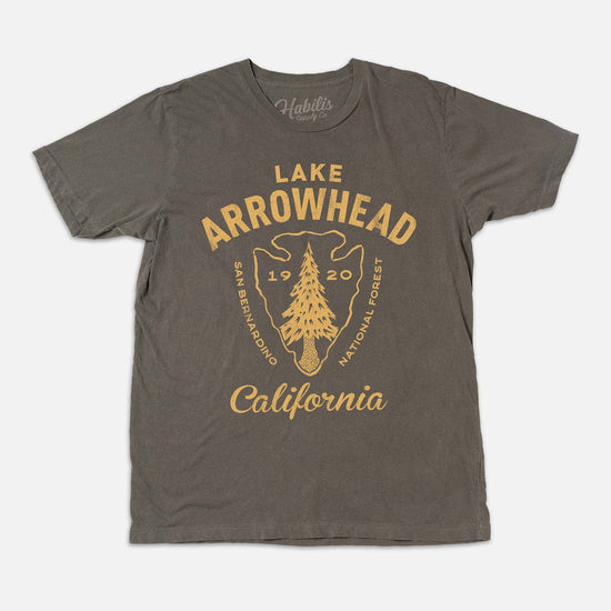 Lake Arrowhead California Unisex T-shirt - Made in USA: M / Unisex / Black