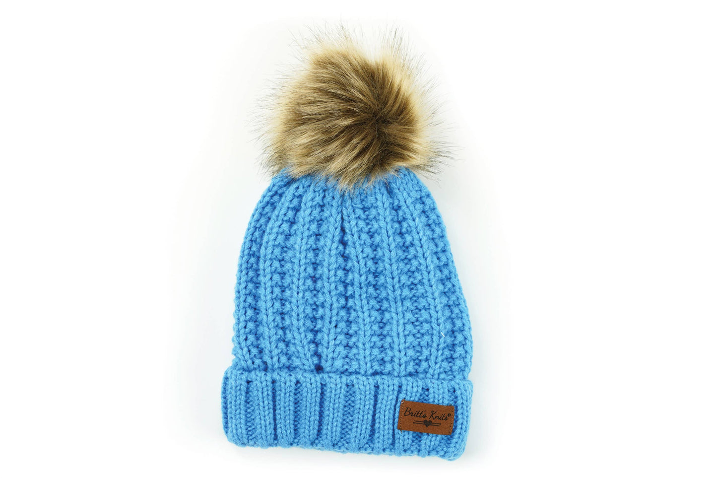Load image into Gallery viewer, Britt&amp;#39;s Knits Bitties Kid&amp;#39;s Pom Hat Open Stock
