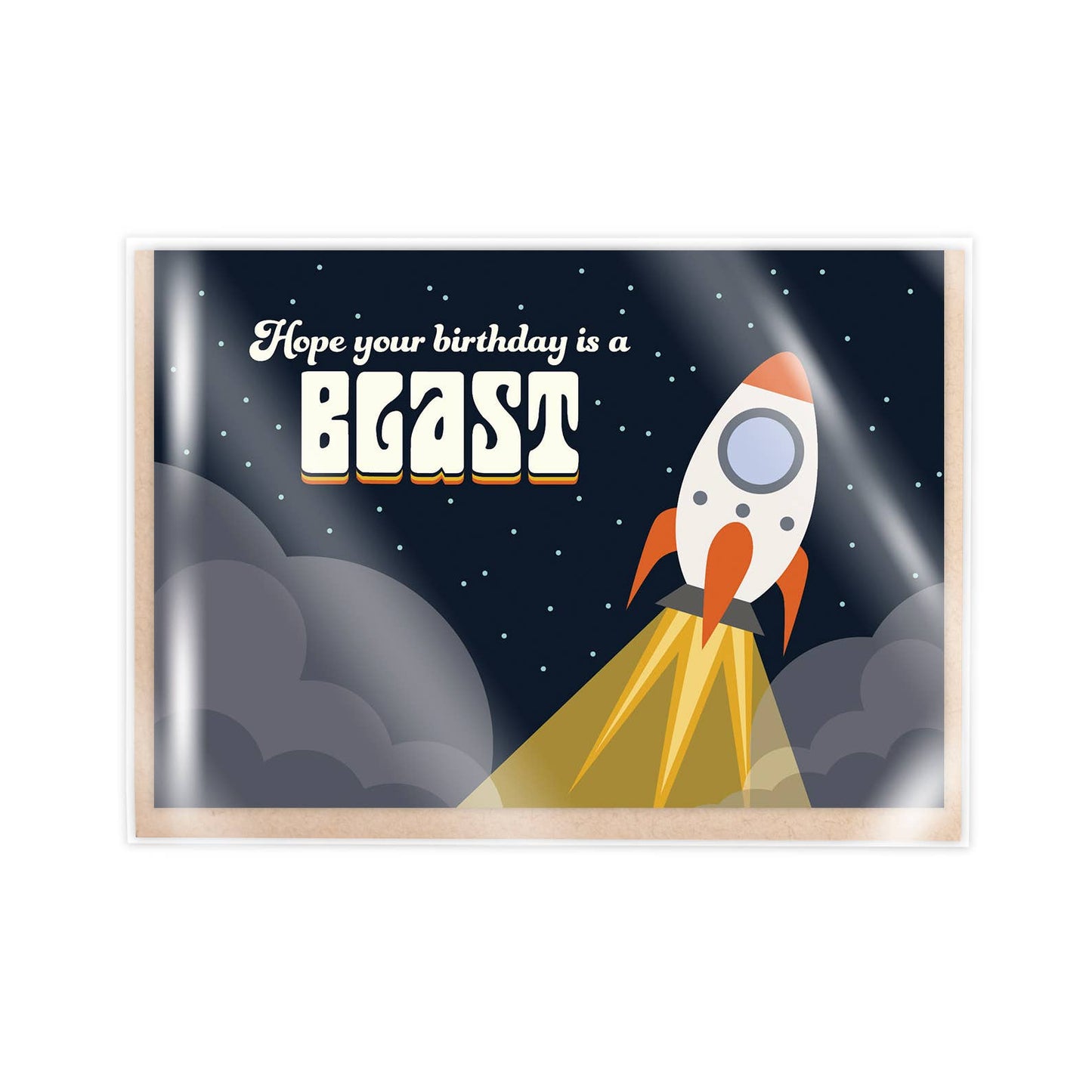 Load image into Gallery viewer, Rocket Blast Birthday Card

