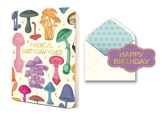 Load image into Gallery viewer, Magical Birthday Vibes Deluxe Greeting Card
