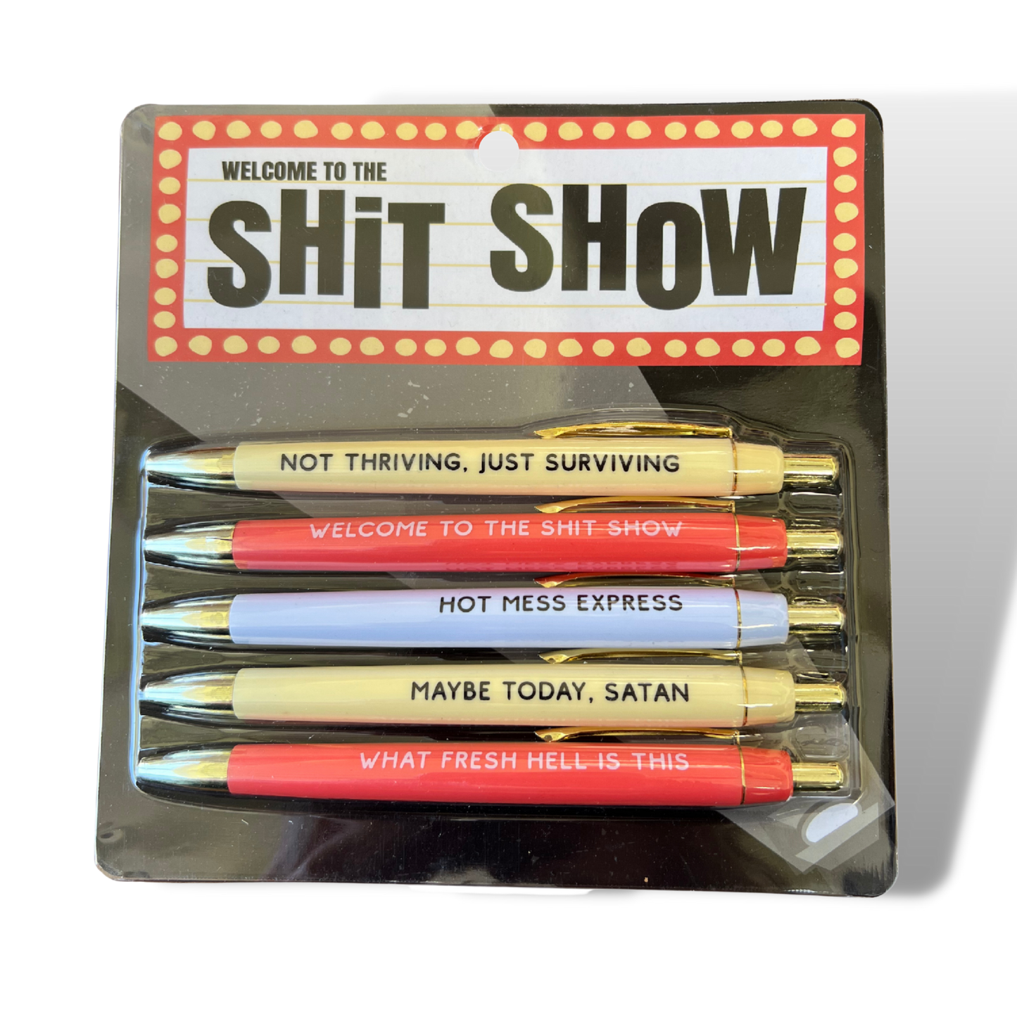 Load image into Gallery viewer, Welcome to The Shit Show Pen Set (funny)
